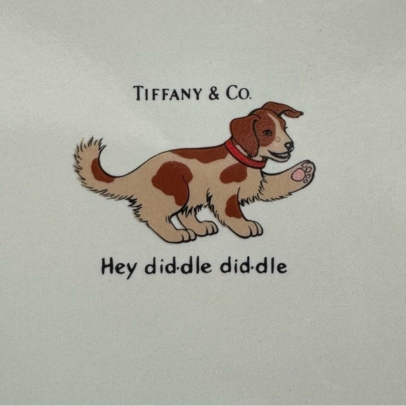 HP🎉TIFFANY & CO. Vintage “Hey Diddle Diddle”3 Piece Child Baby Feeding Set China - Picture 6 of 16